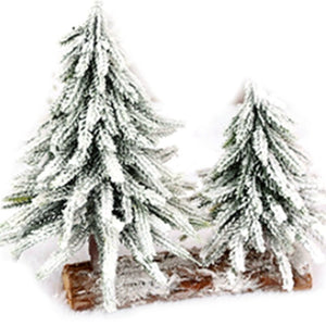 1 Pcs Christmas Tree Desktop Decoration Home Artificial Trees & 1 Pcs Christmas Wreath Decoration