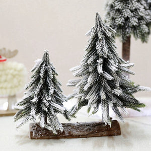 1 Pcs Christmas Tree Desktop Decoration Home Artificial Trees & 1 Pcs Christmas Wreath Decoration