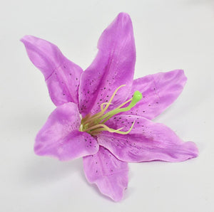 100pcs 16cm Artificial Lily Head Stamen Flowers Heads For Wedding Bridal Bouquet Home Decoration