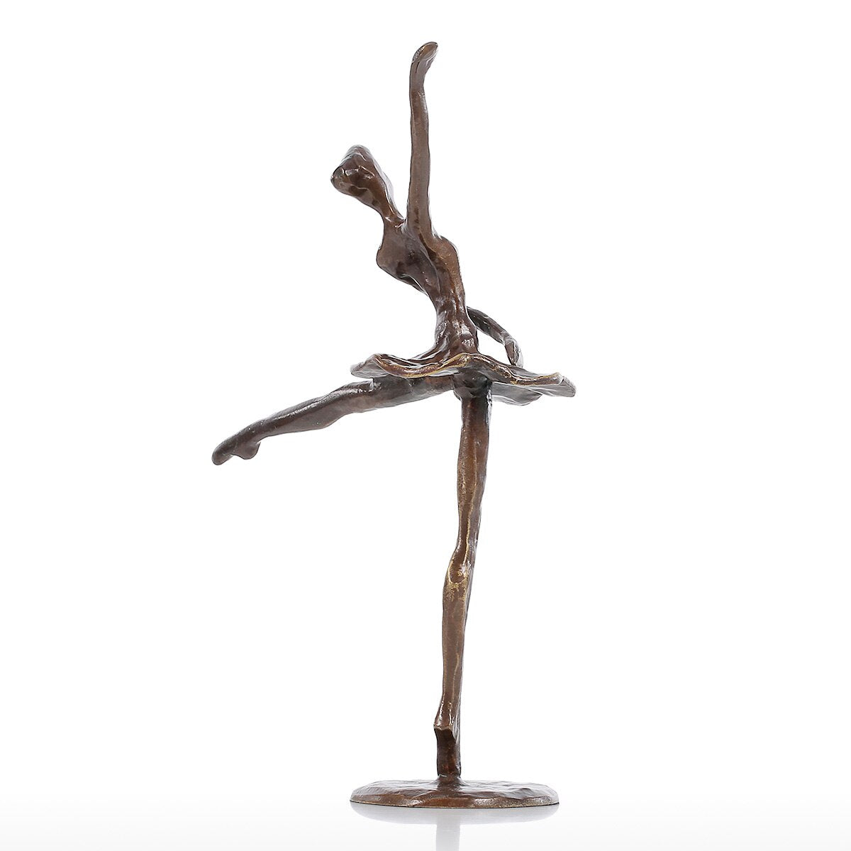 Home Decoration Crafts Ballet Dancing Sculpture Art Metal Sculpture Iron Home Decoration Ornament Ballet Girl Dancing Decoration