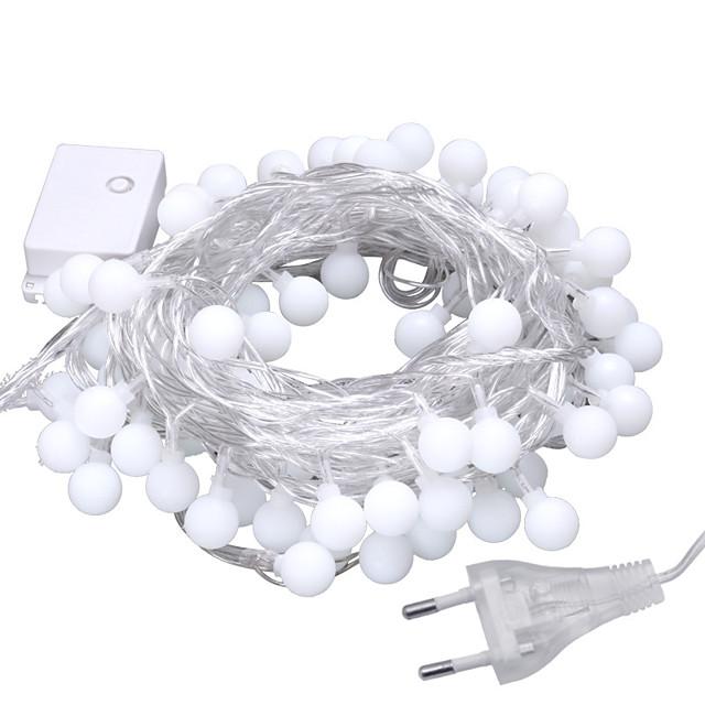 10M LED Ball String Light Ball Chain Fairy Garland Lights Bulb Light Waterproof For Outdoor Wedding Christmas Home Decor