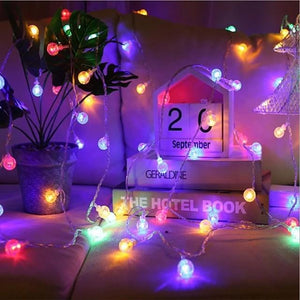 10M LED Ball String Light Ball Chain Fairy Garland Lights Bulb Light Waterproof For Outdoor Wedding Christmas Home Decor