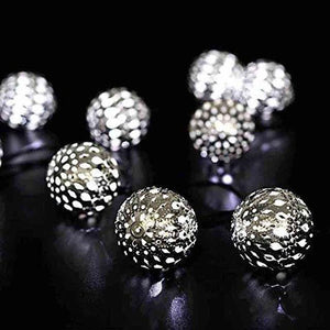 Solar String Lights Moroccan Ball Waterproof 10M 50LED 7M 30LED and 5M 20LED Balls Globe Fairy String Light Orb Lantern Christmas Lighting for Outdoor Party Home Decoration