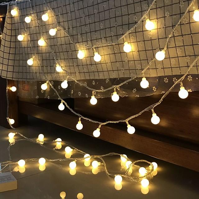 10M LED Ball String Light Ball Chain Fairy Garland Lights Bulb Light Waterproof For Outdoor Wedding Christmas Home Decor