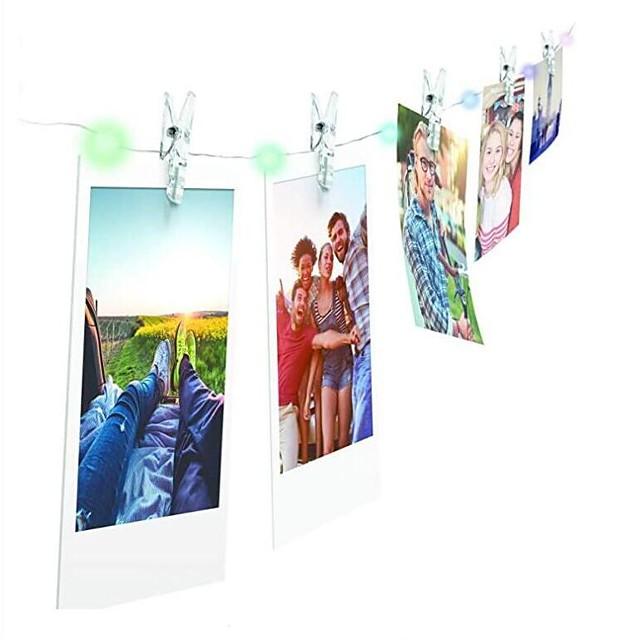 3M Photo Clip LED String Lights Fairy Lights Outdoor Battery Operated Garland Christmas Decoration Party Wedding Xmas